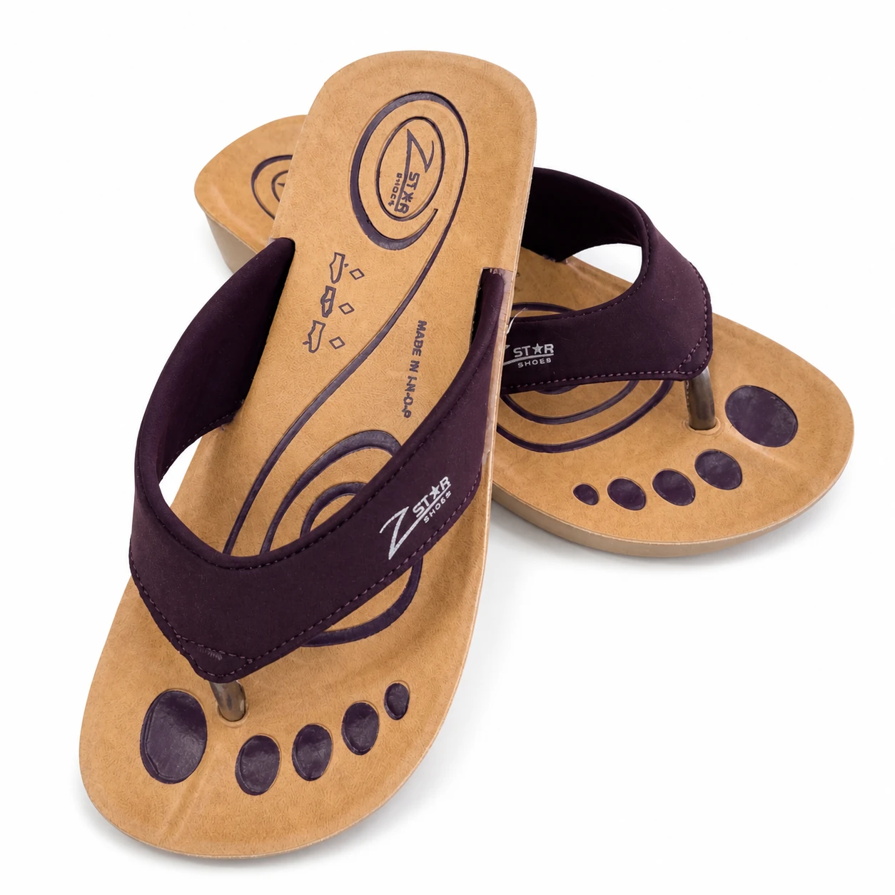 womens-z-star-washable-toe-post-slippers-1.webp Women's Z Star Washable Toe-Post Slippers - Image 1