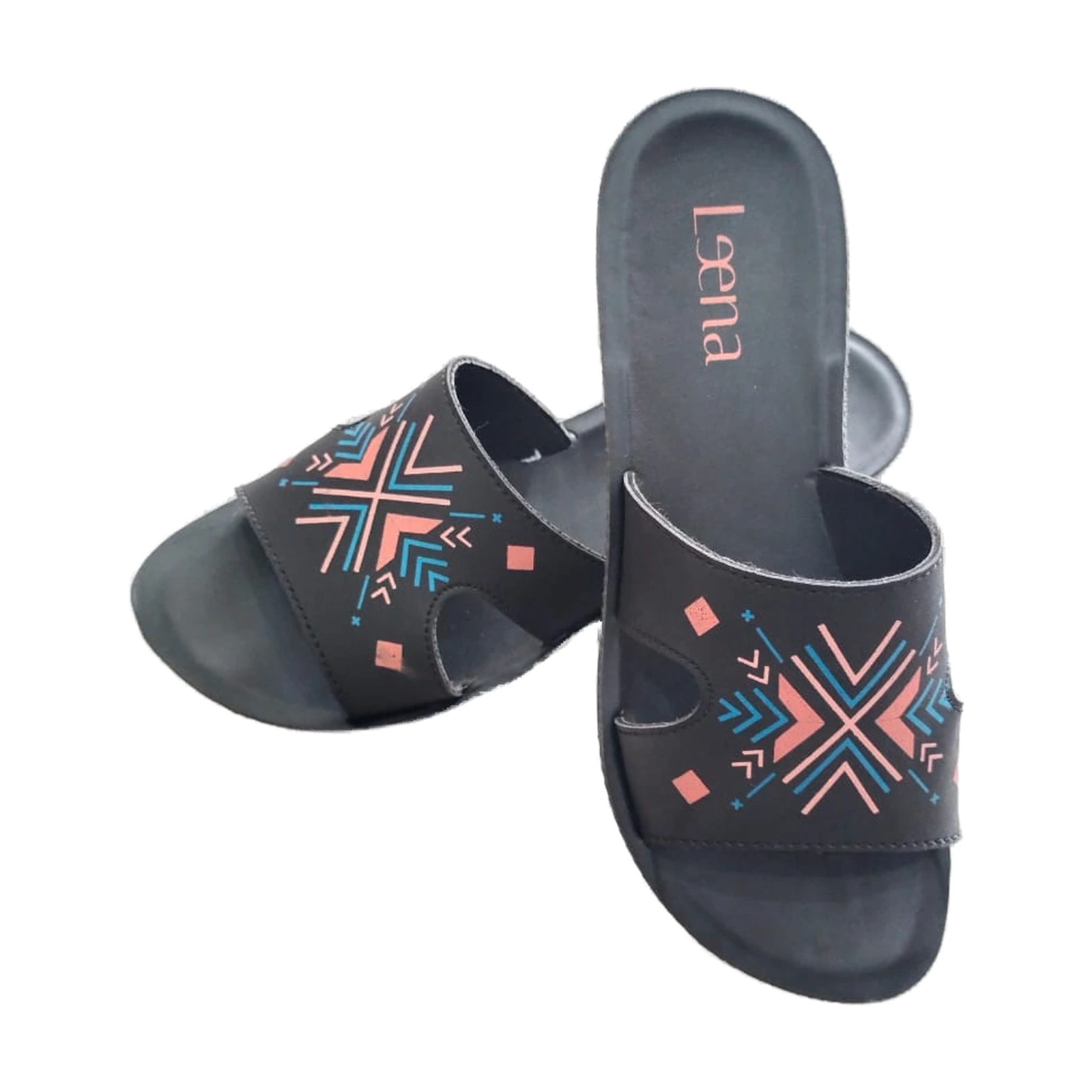 girls-geometric-print-washable-slide-sandals-ch-shoe-31-1.webp Girls' Geometric Print Washable Slide Sandals - Image 1