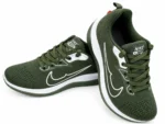 Men's Olive Lace-Up Athletic Shoes - Image 2