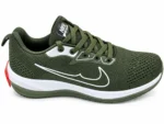 Men's Olive Lace-Up Athletic Shoes