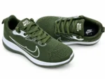 Men's Olive Lace-Up Athletic Shoes - Image 4