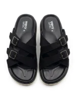 Women's Cross-Strap Double-Buckle Chappal - Image 2