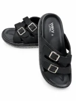 Women's Cross-Strap Double-Buckle Chappal - Image 3