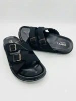 Women's Cross-Strap Double-Buckle Chappal - Image 4