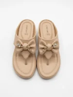 Women's Bow Thong Comfort Chappal - Image 2