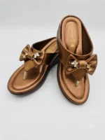 Women's Bow Thong Comfort Chappal - Image 7