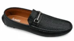 Men's Embossed Metal-Bit Loafers