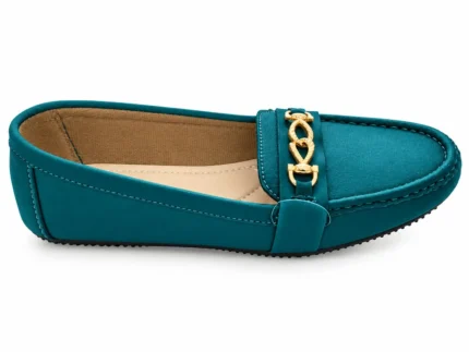 Women's Chain-Ornament Loafers